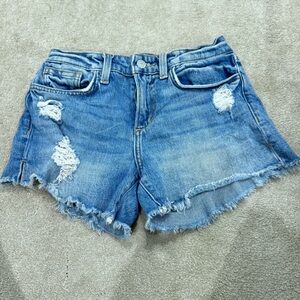 Joe's blue denim cutoff shorts, size 24